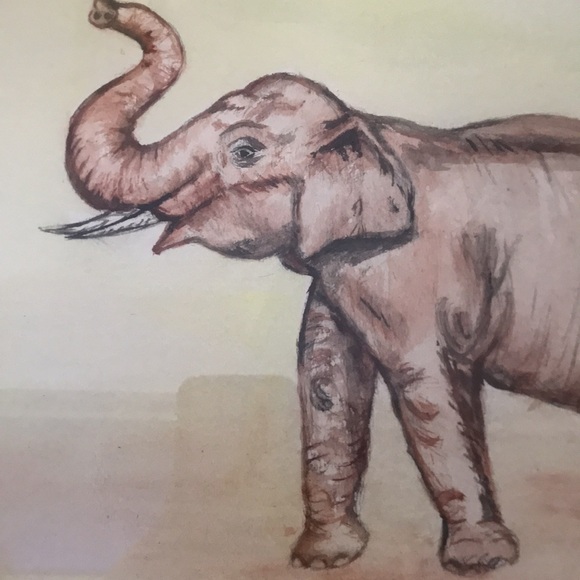 🌸NEW🌸 Elephant Framed Artwork - Picture 5 of 15